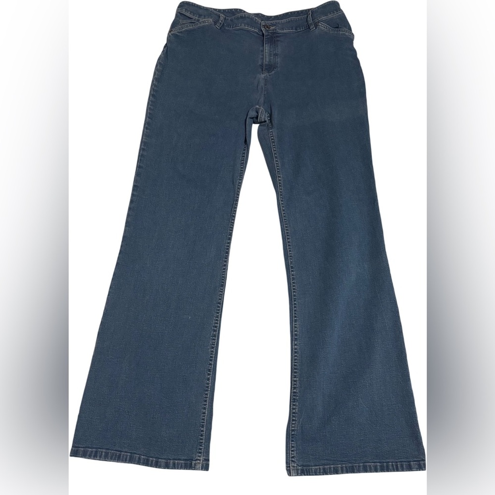 J. Jill Blue Flare & Stretch Women's Jeans, Sz 14, 
98% Cotton.Like New